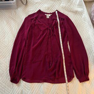 Max Studio raspberry red blouse size M